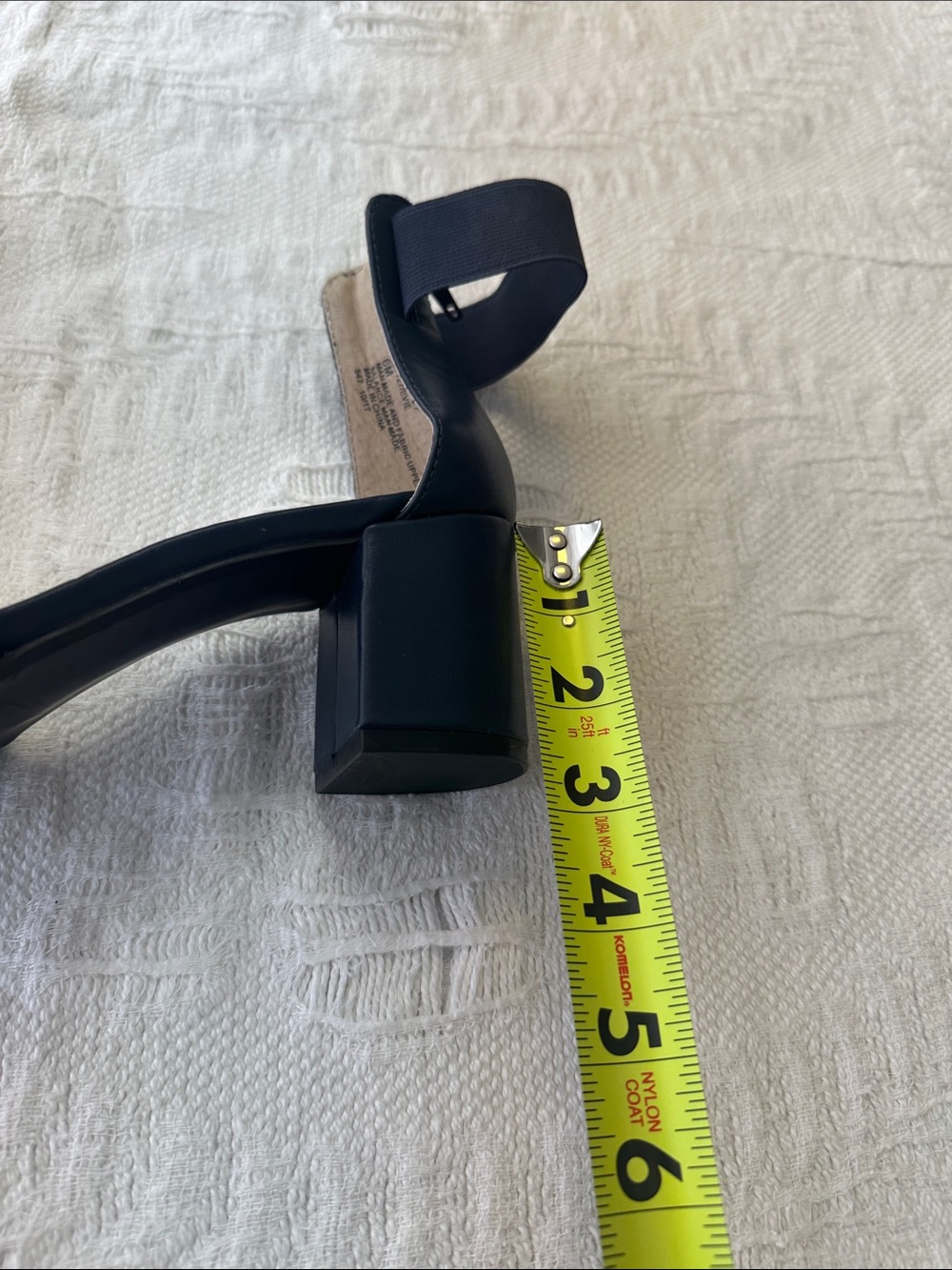 White Mountain navy Ankle-Strap Block Heel Sandals - Picture 4 of 6